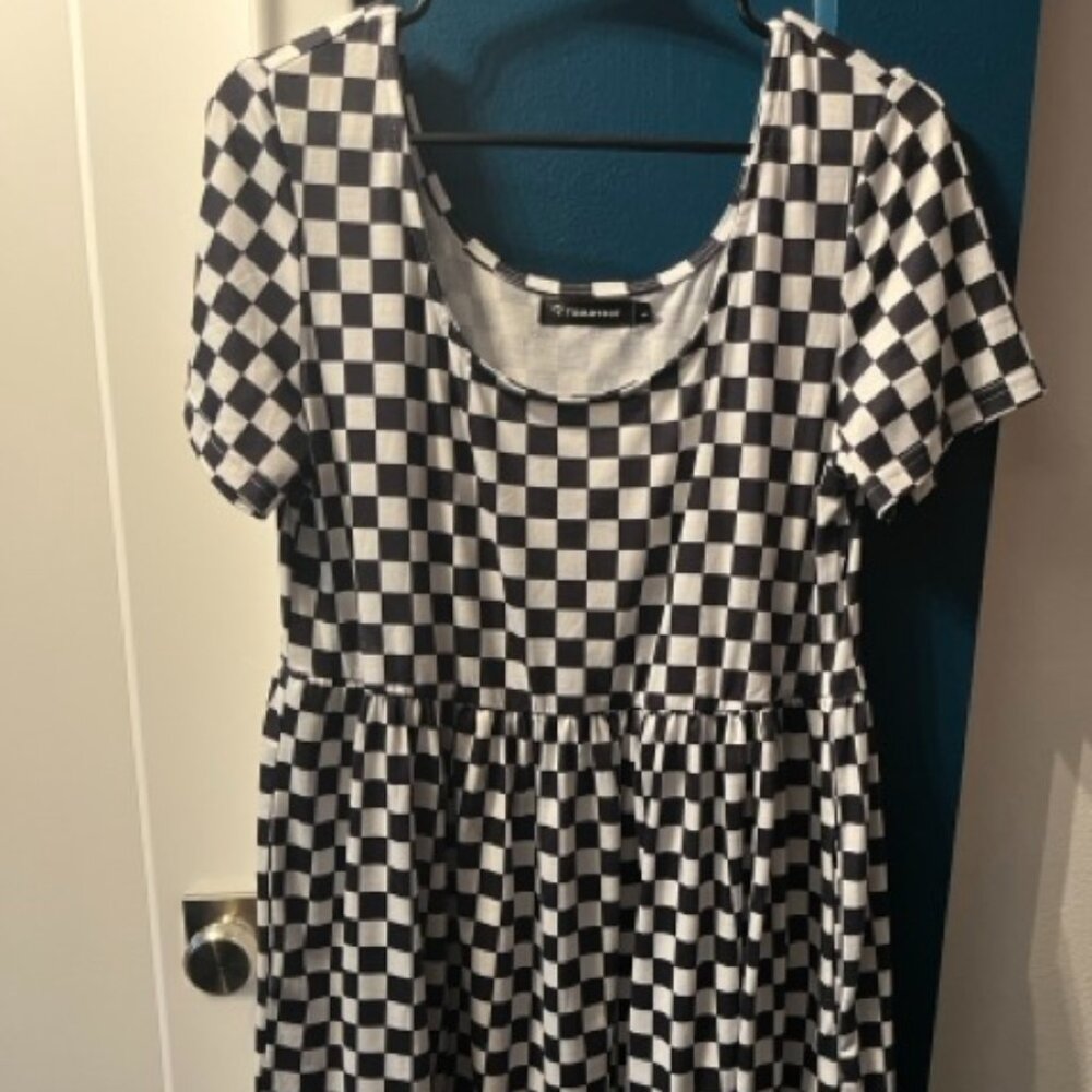 Tommyrot Checker Skater Dress
